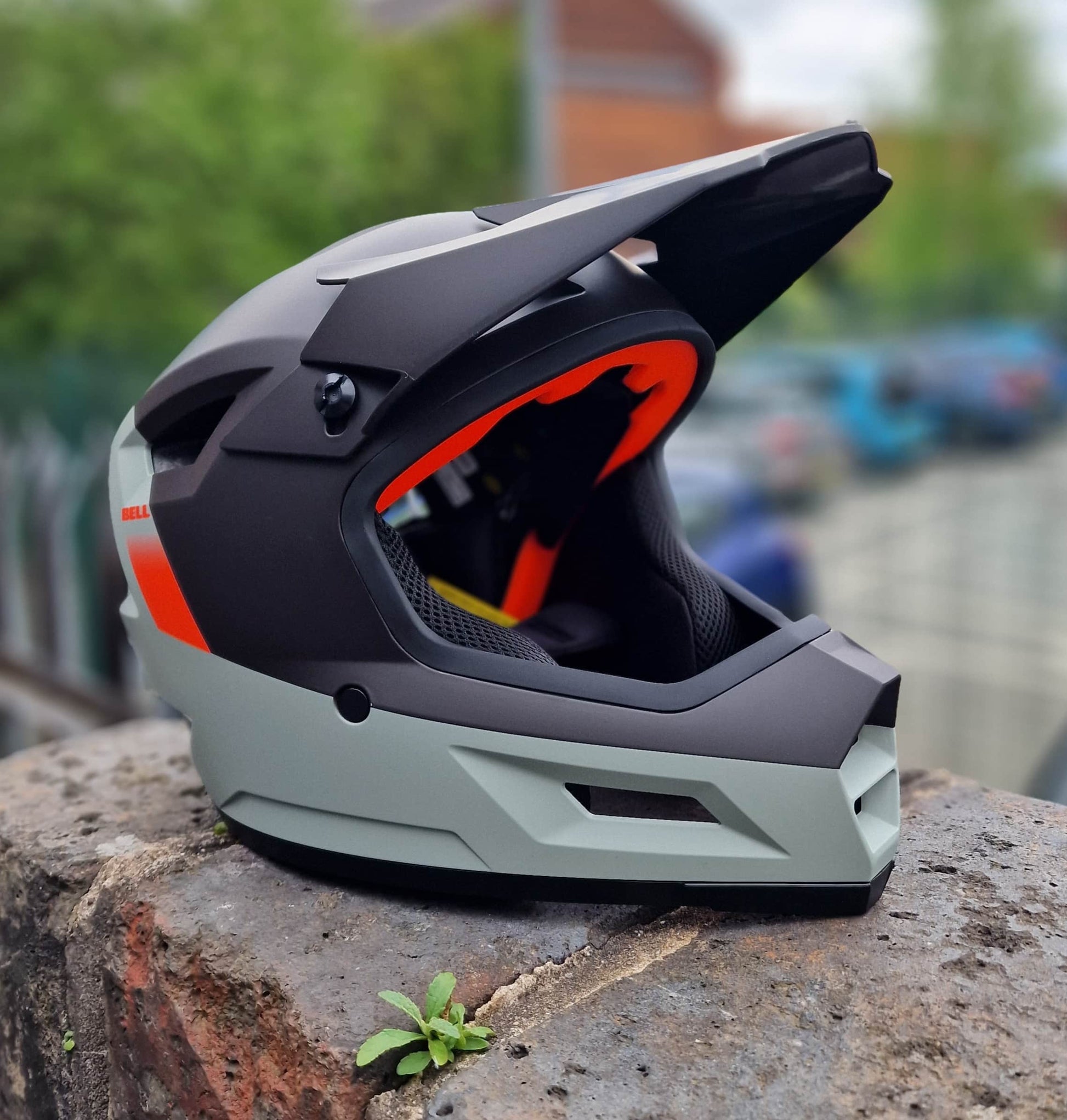 Bell BMX Racing Bell Sanction 2 Full Face Helmet DLX Mips Blip Rootbeer