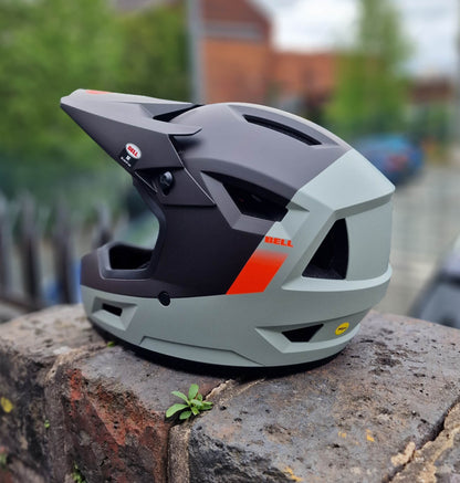 Bell BMX Racing Bell Sanction 2 Full Face Helmet DLX Mips Blip Rootbeer