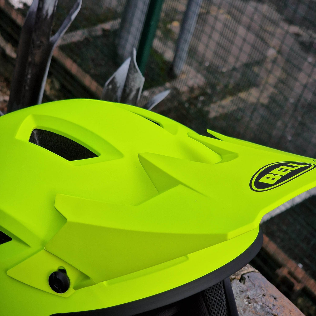 Bell BMX Racing Bell Sanction 2 Full Face Helmet Matte Fluorescent Yellow