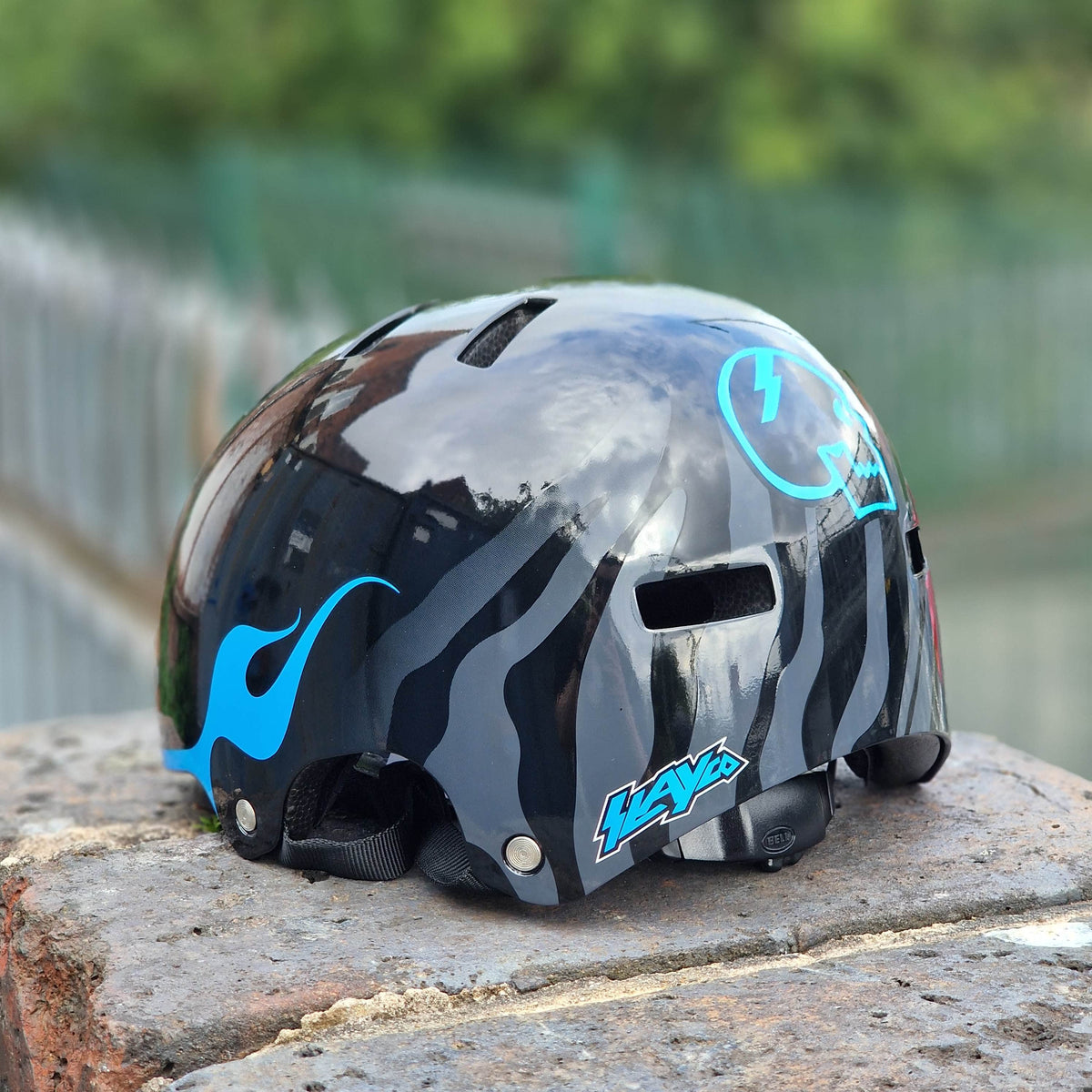 Bell Protection Bell x SlayCo Local Skate / BMX Helmet Gloss Black