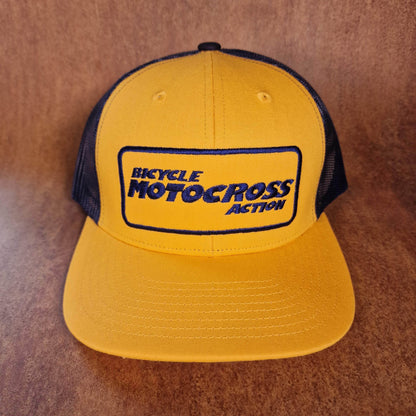 Bicycle Motocross Action Clothing & Shoes Bicycle Motocross Action Logo Cap Yellow / Blue