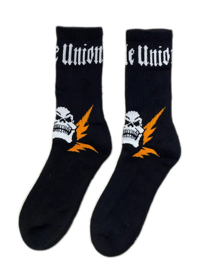 United Clothing & Shoes Black / Orange Bicycle Union Speed Socks