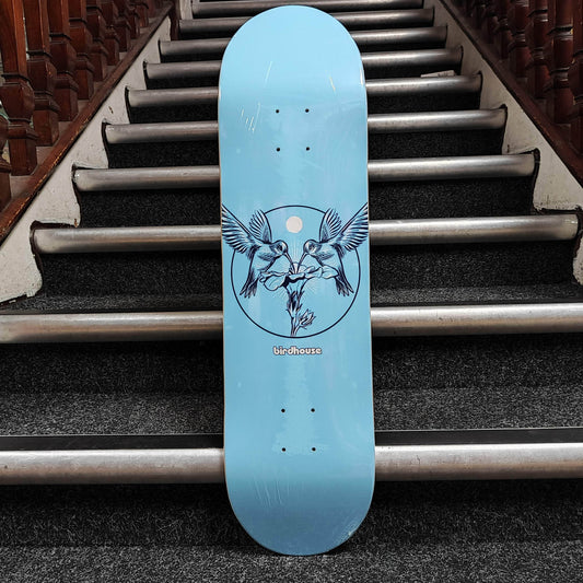 Birdhouse Skateboards 8.25 Birdhouse Hummingbird Logo 8.25" Light Blue Skateboard Deck