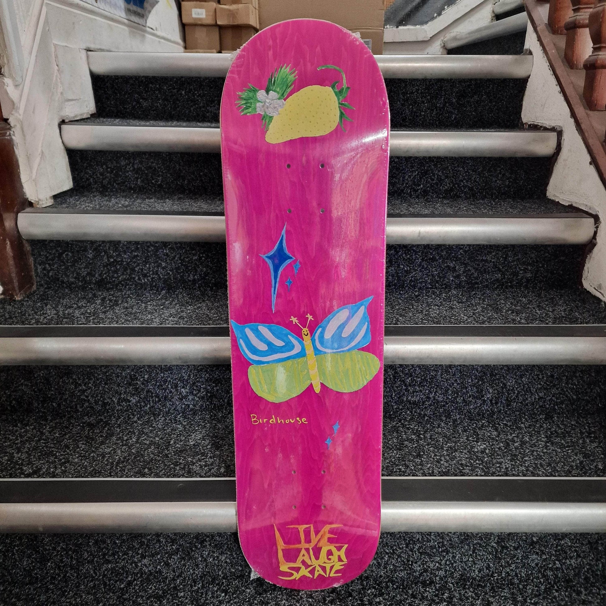 Birdhouse Skateboards 8.125 Birdhouse Lizzie Armanto x Dani Pink 8.125" Skateboard Deck