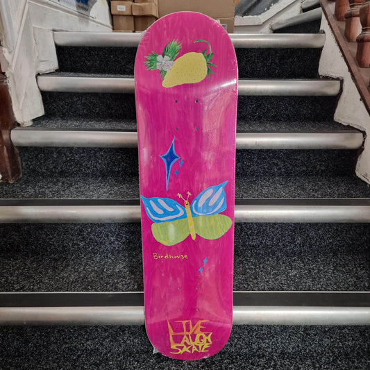 Birdhouse Skateboards 8.125 Birdhouse Lizzie Armanto x Dani Pink 8.125" Skateboard Deck