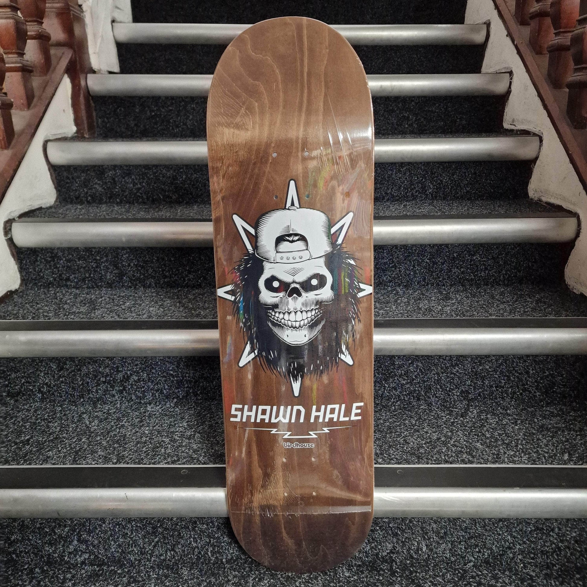 Birdhouse Skateboards Brown / 8.5 Birdhouse Pro Hale Skull Brown 8.5" Skateboard Deck
