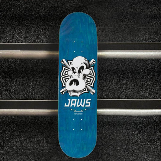 Birdhouse Skateboards 8.25 Birdhouse Pro Jaws Skull 8.25" Blue Skateboard Deck