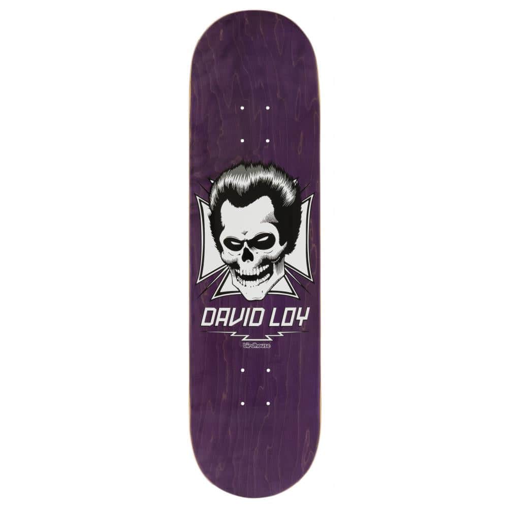 Birdhouse Skateboards Purple / 8.38 Birdhouse Pro Loy Skull 8.38" Purple Skateboard Deck
