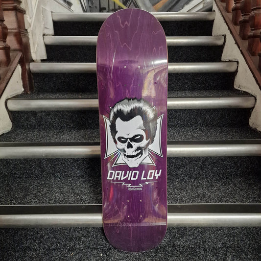 Birdhouse Skateboards Purple / 8.38 Birdhouse Pro Loy Skull 8.38" Purple Skateboard Deck