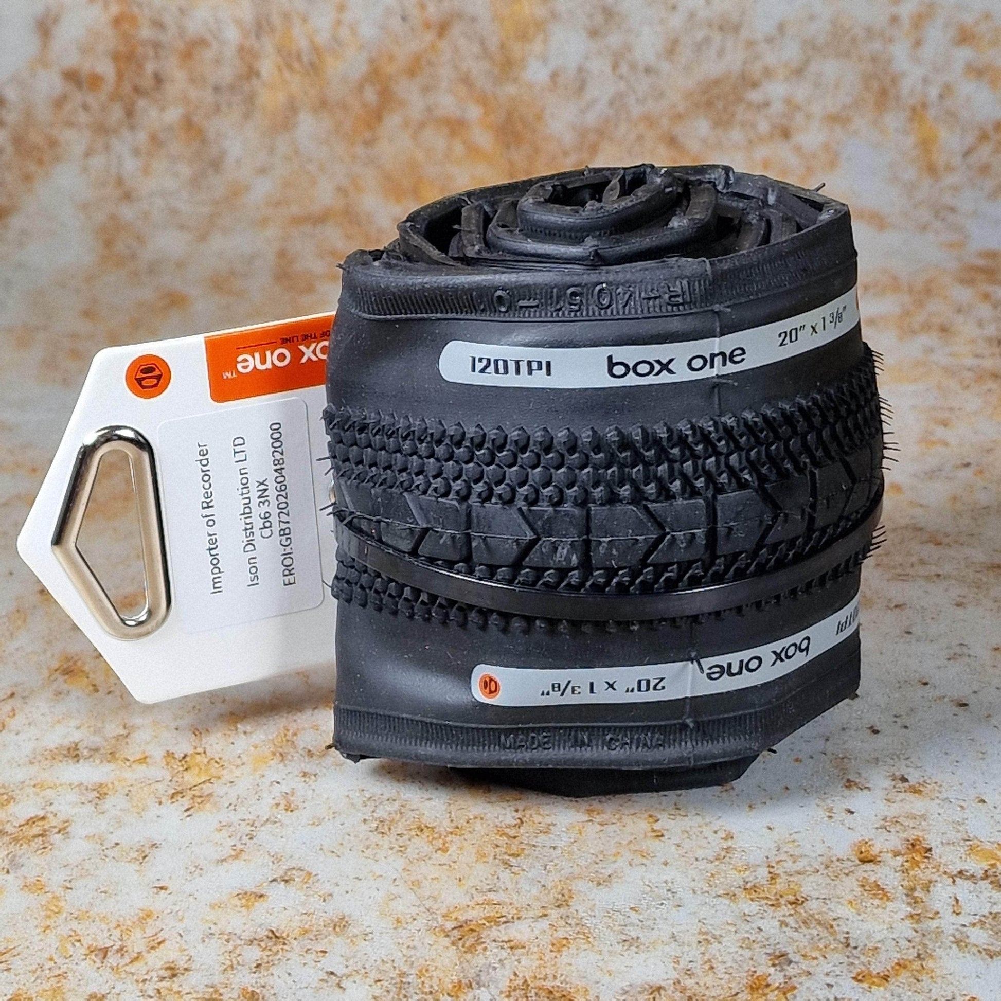 Box BMX Racing 20 x 1 3/8 / Black Box One Folding Race Tyre