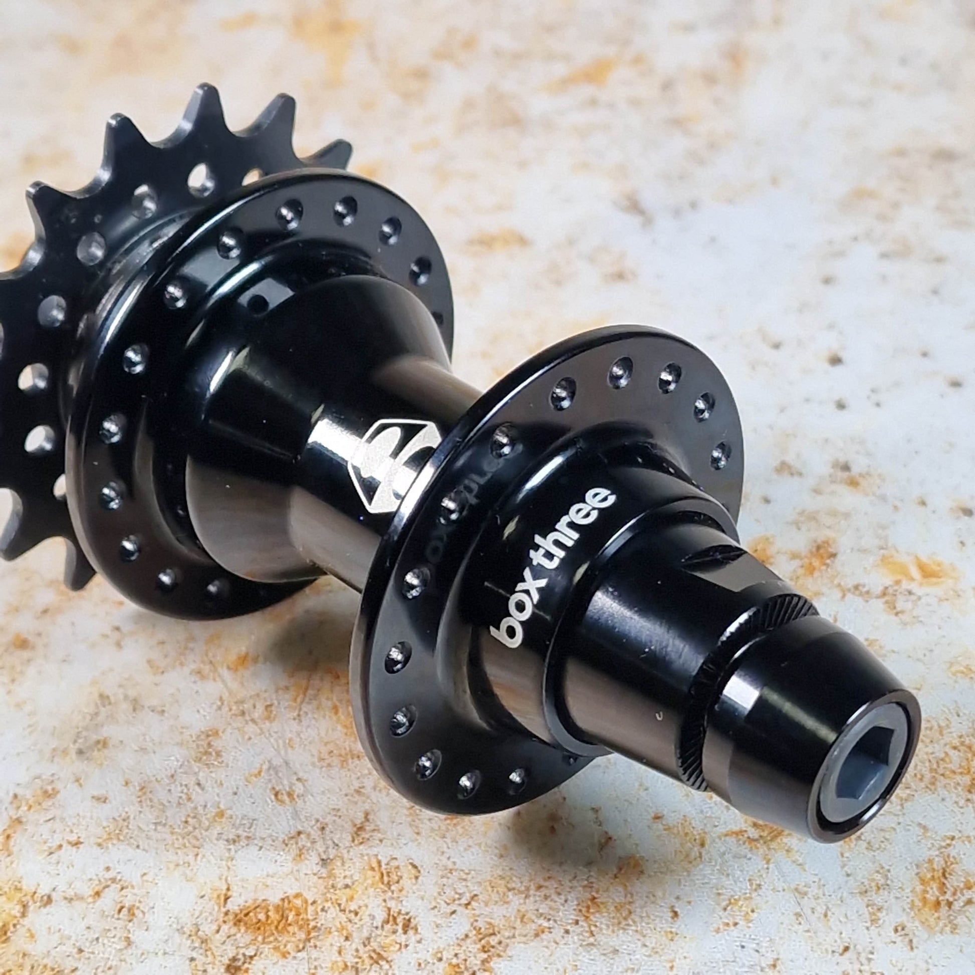 Box BMX Racing Black Box Three Pro Rear Cassette Race Hub (once built, never used)