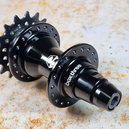 Box BMX Racing Black Box Three Pro Rear Cassette Race Hub (once built, never used)