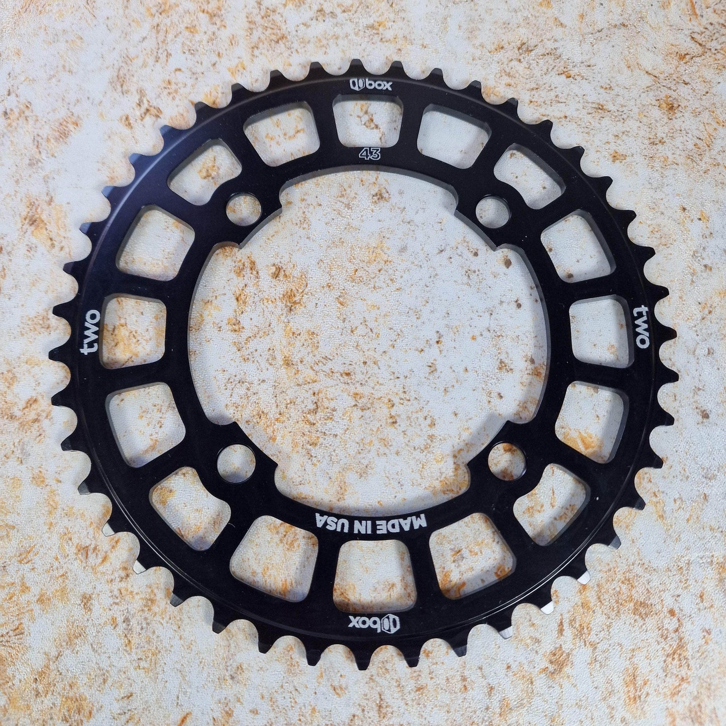 Box BMX Racing 43T Box Two 6061 Chainring 104BCD Black