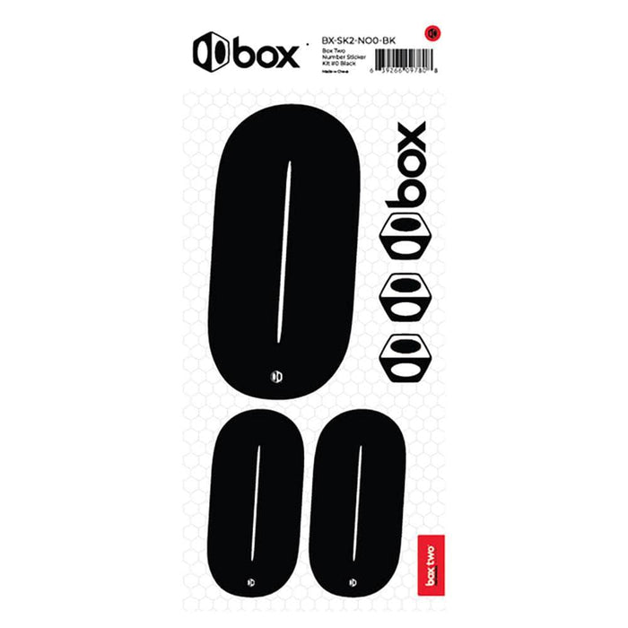 Box BMX Racing Box Two Number Sticker Kit