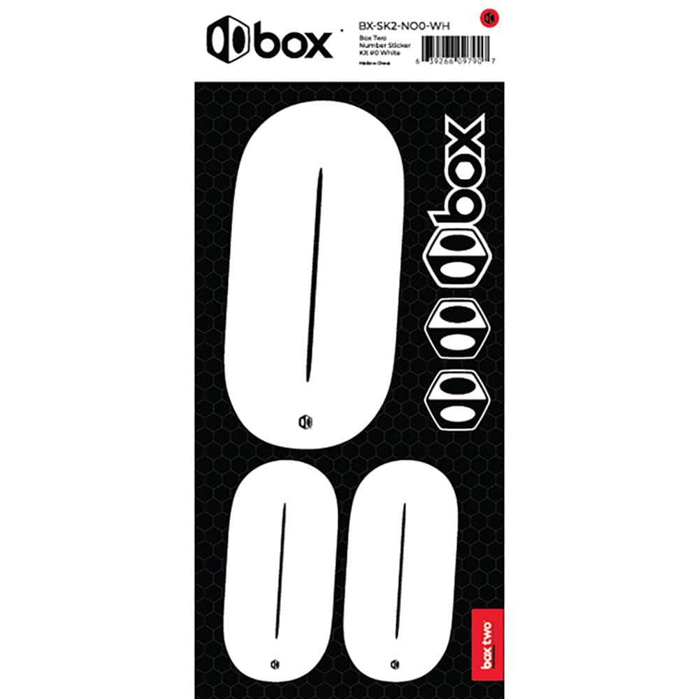 Box BMX Racing Box Two Number Sticker Kit