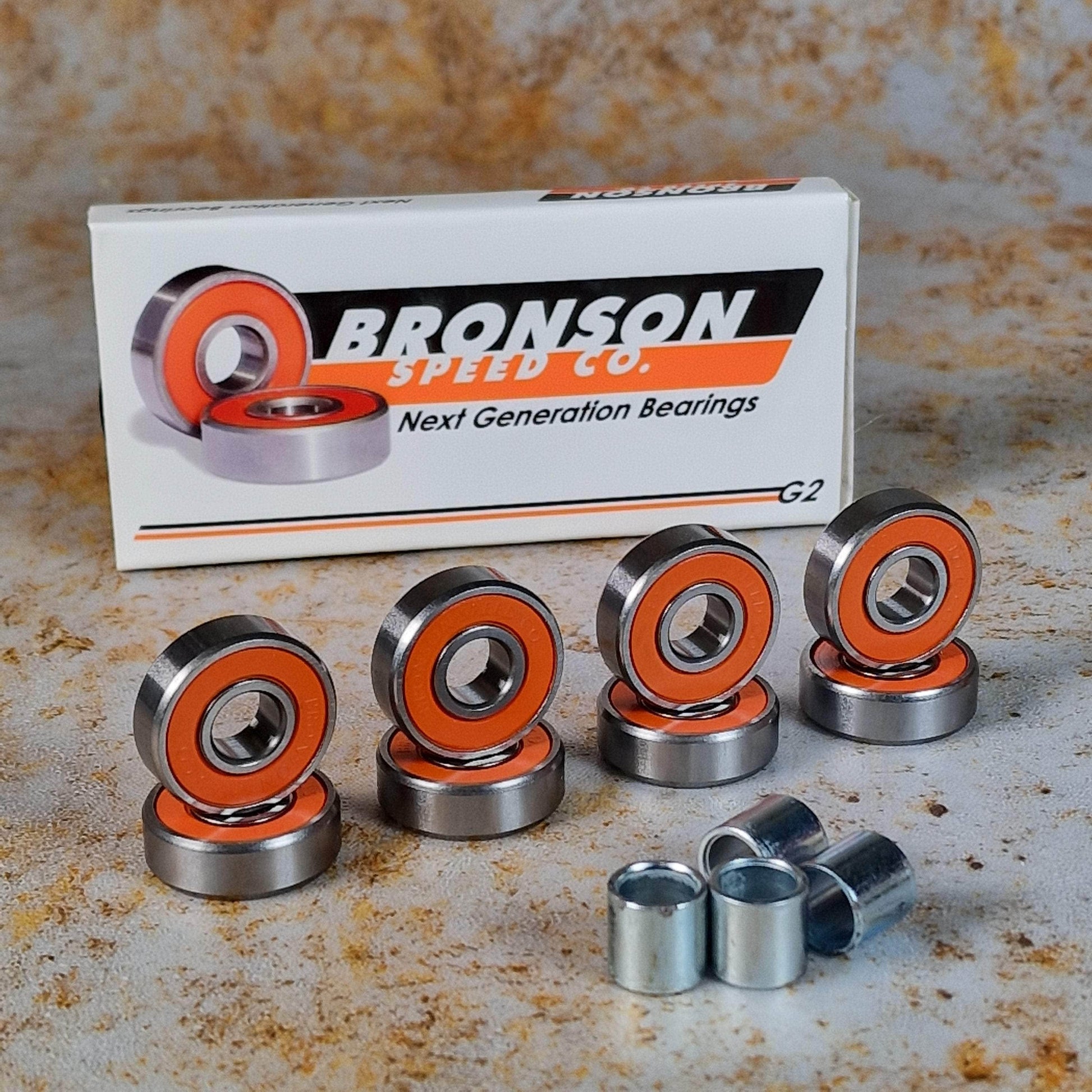 Bronson Speed Co. Skateboards Bronson Speed Co. G2 Skateboard Bearings 8 Pack