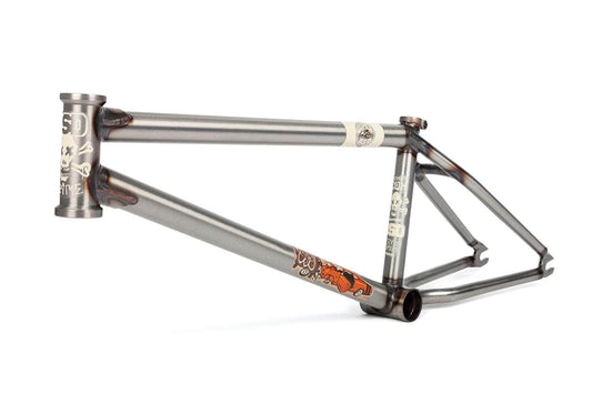 BSD BMX Parts BSD Grime Frame Clear Raw