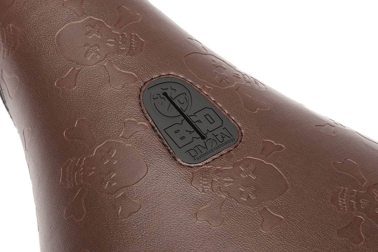 BSD BMX Parts Brown / Fat BSD Grime Skull Repeat Pivotal Seat