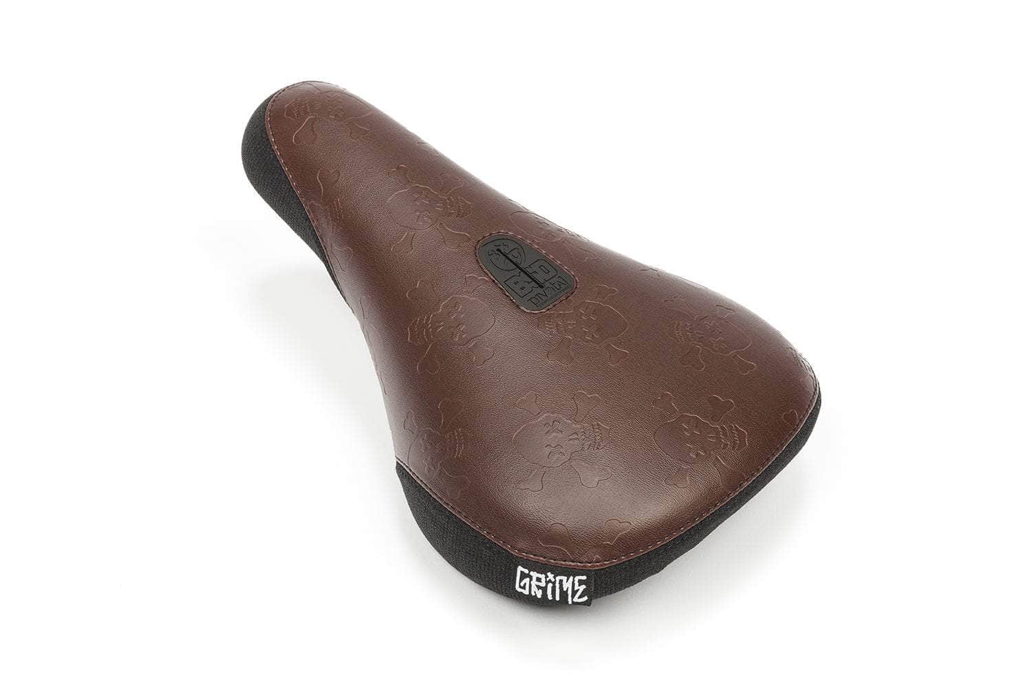 BSD BMX Parts Brown / Fat BSD Grime Skull Repeat Pivotal Seat