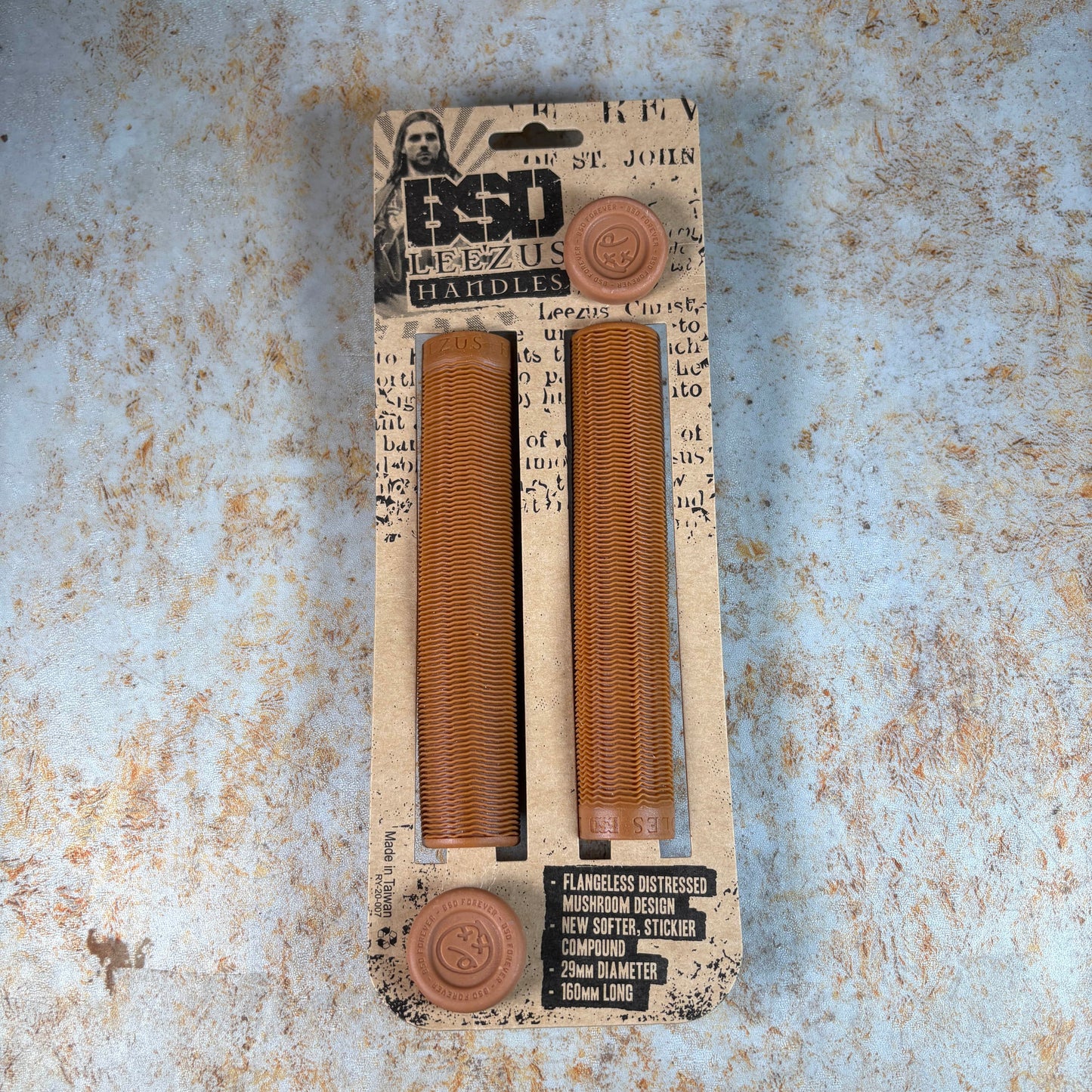 BSD BMX Parts Dark Gum BSD Leezus Handles Grips