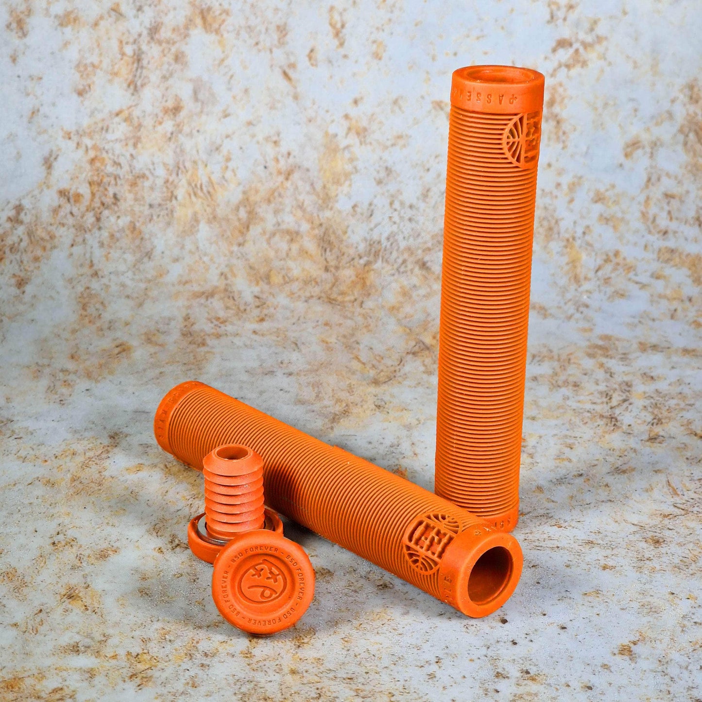 BSD BMX Parts Classic Orange BSD Passenger Grips