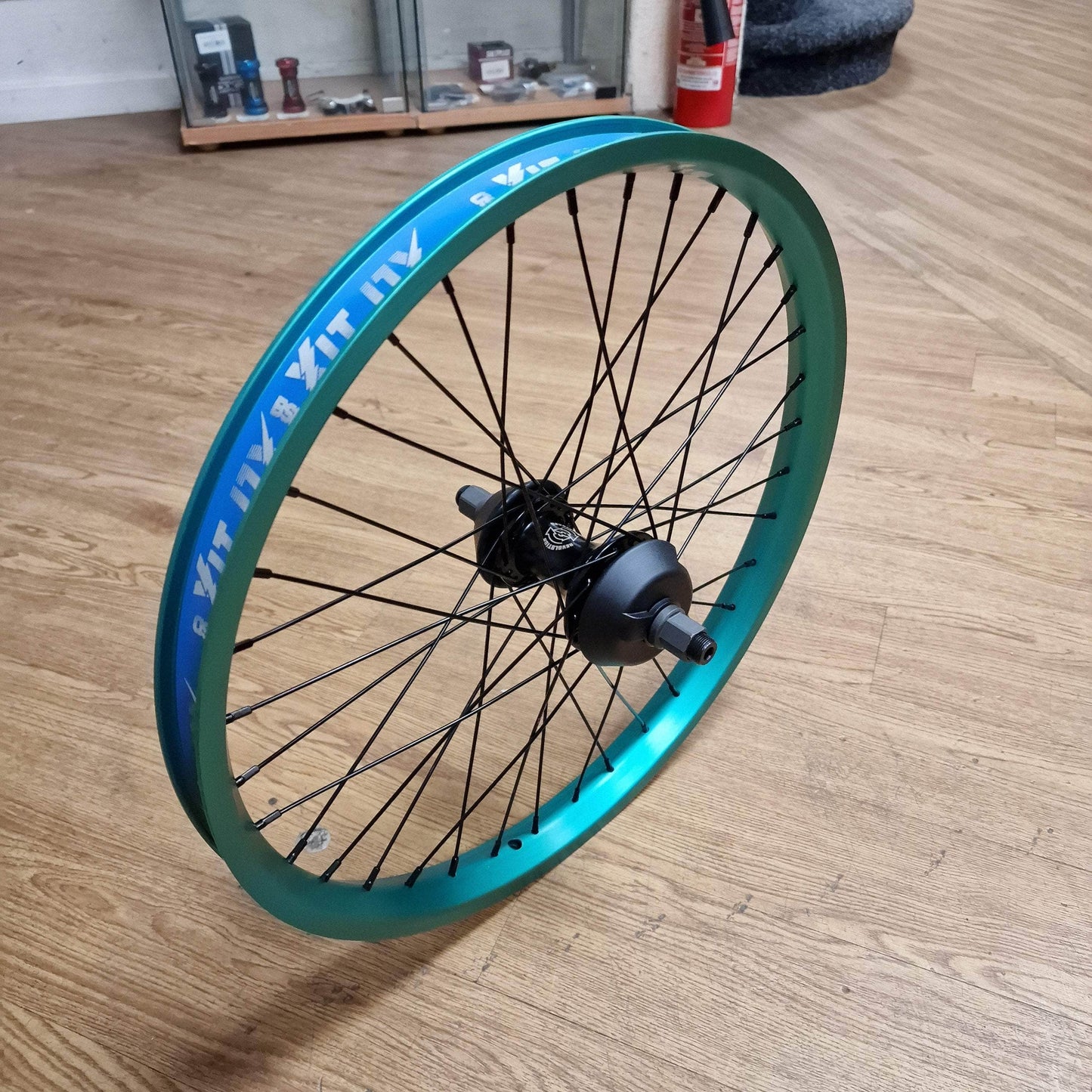 BSD BMX Parts Teal / RHD BSD Revolution x XLT Rear Freecoaster Wheel