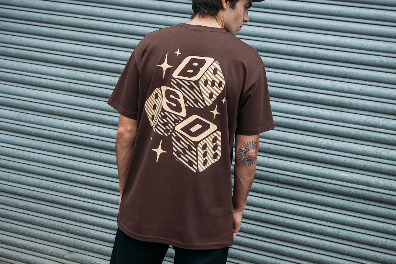 BSD Clothing & Shoes BSD Roll The Dice T-shirt Dark Chocolate