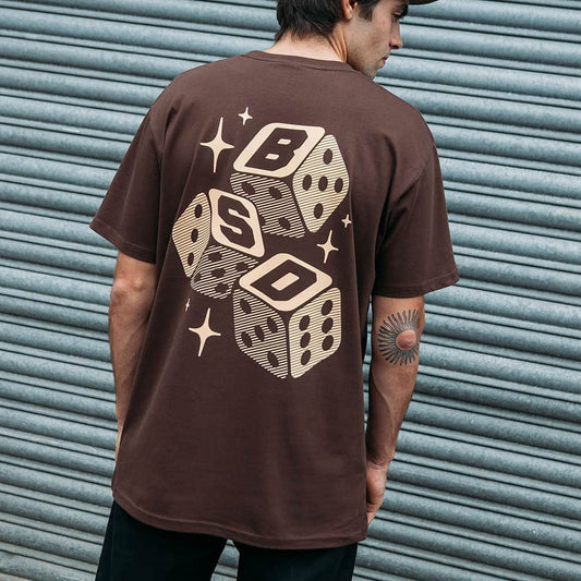 BSD Clothing & Shoes BSD Roll The Dice T-shirt Dark Chocolate