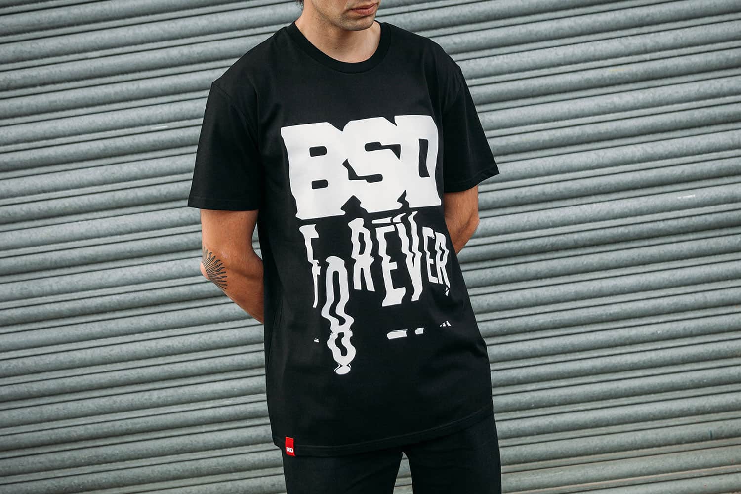 BSD Clothing & Shoes BSD Scanner Glitch T-shirt Black