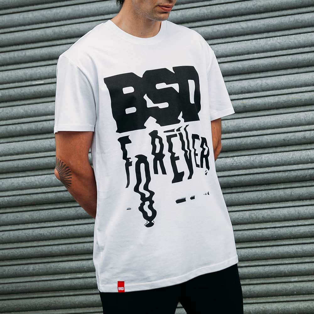 BSD Clothing & Shoes BSD Scanner Glitch T-shirt White