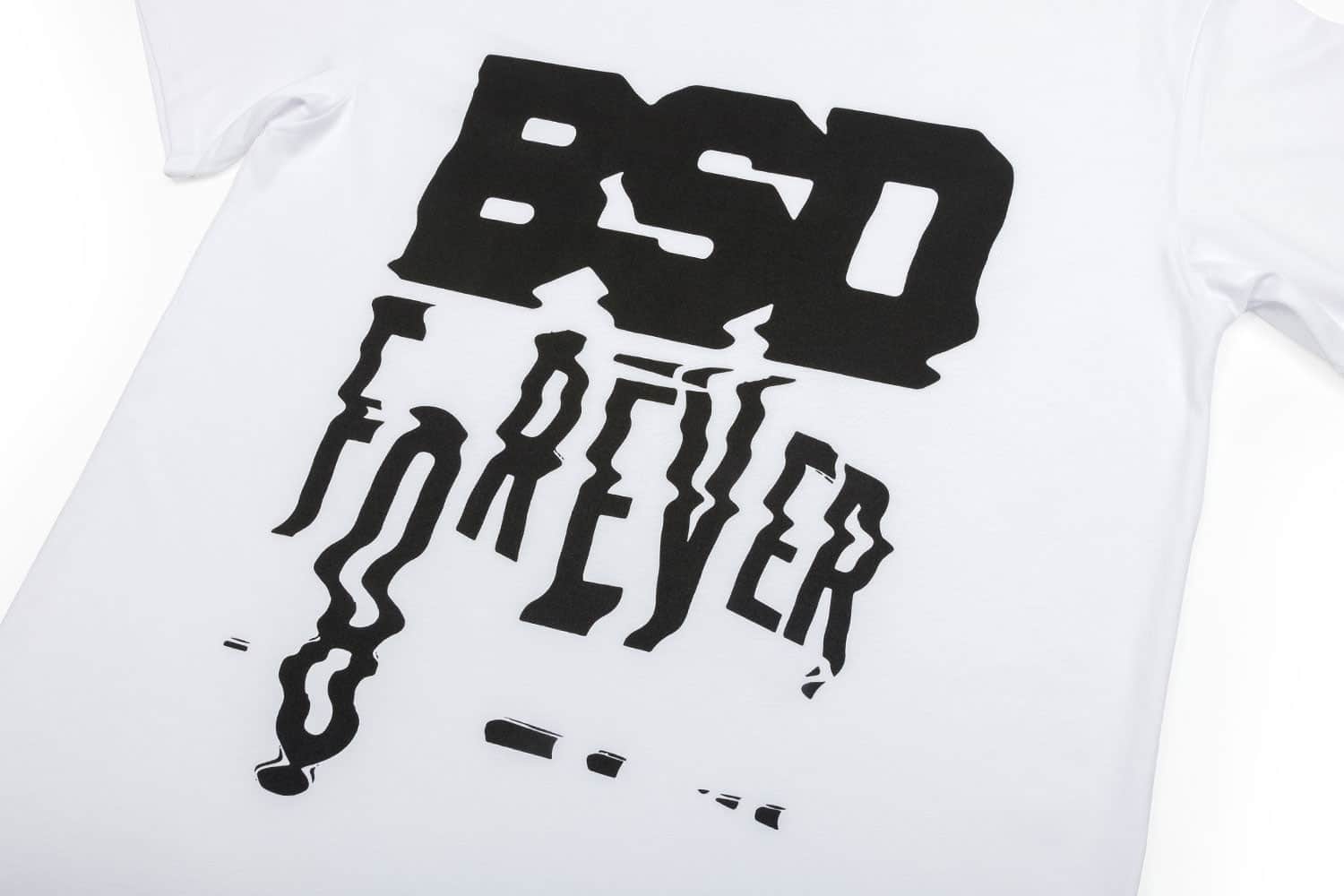 BSD Clothing & Shoes BSD Scanner Glitch T-shirt White