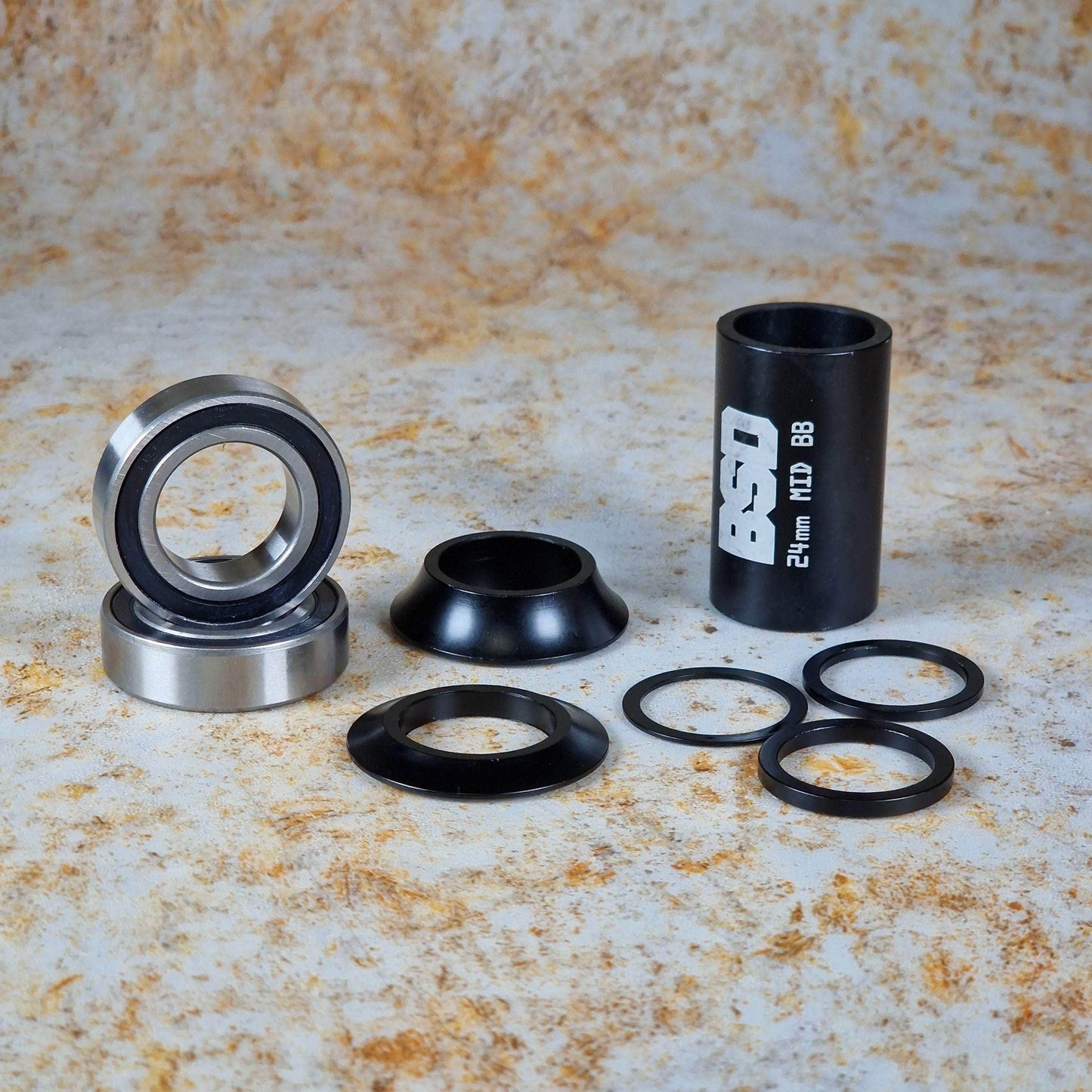 BSD BMX Parts 19mm / Black BSD Substance Mid Bottom Bracket