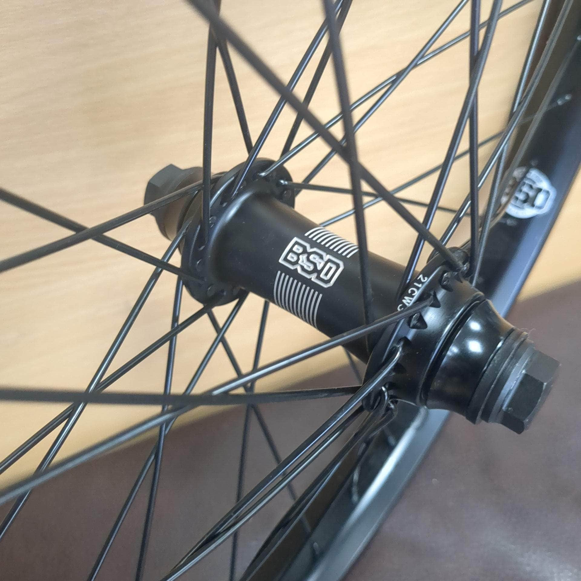 BSD BMX Parts Black BSD Swerve X Aero Pro Front Wheel