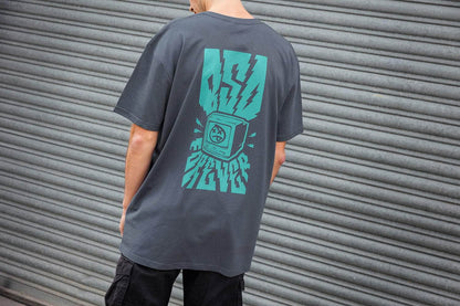 BSD Clothing & Shoes BSD Switched On Tee Petrol Blue