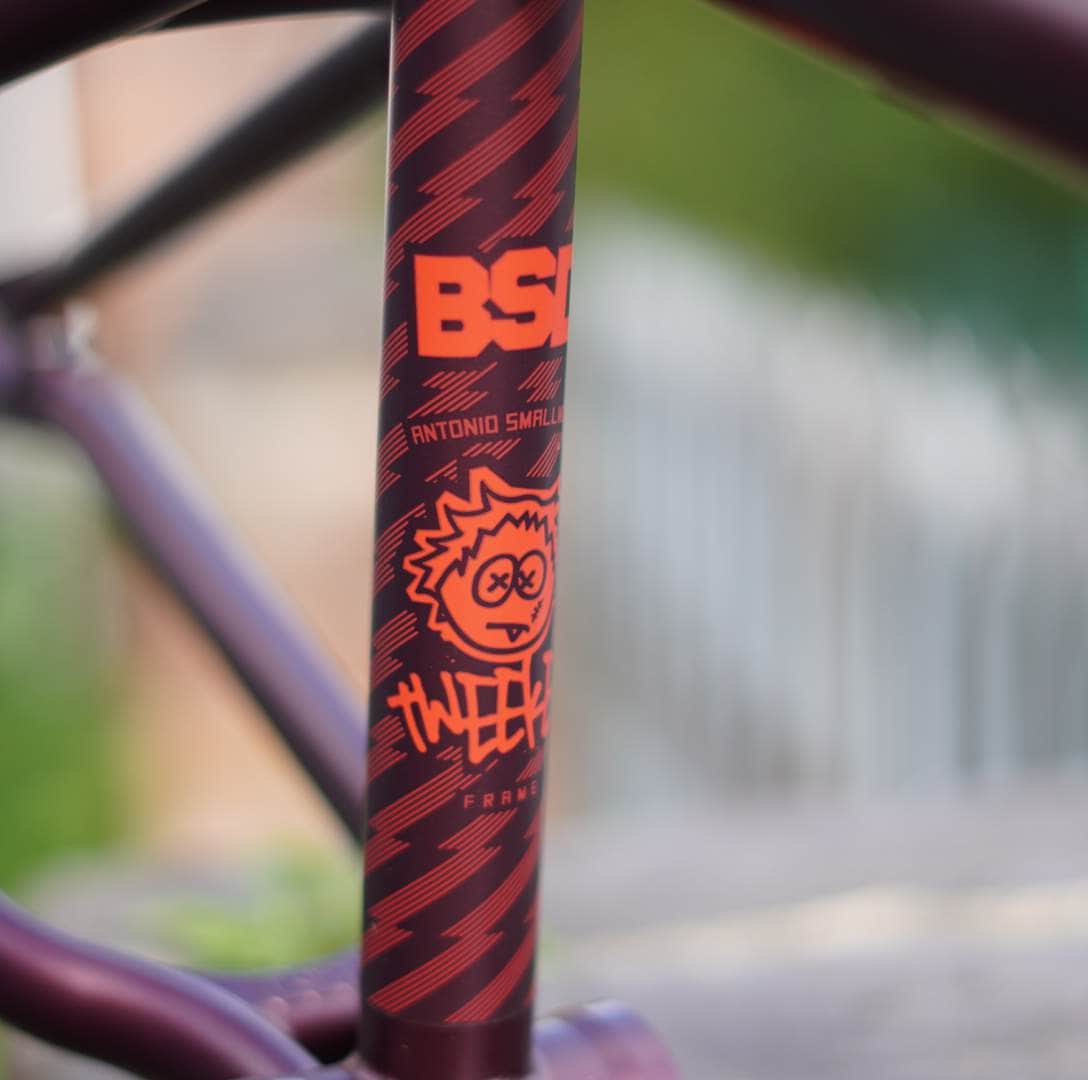 BSD BMX Parts BSD Tweeker Antonio Smallwood Frame Cherry Coloured Funk