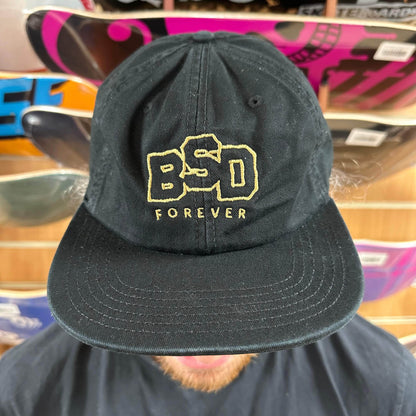 BSD Clothing & Shoes Black BSD Wobbler 6 Panel Cap