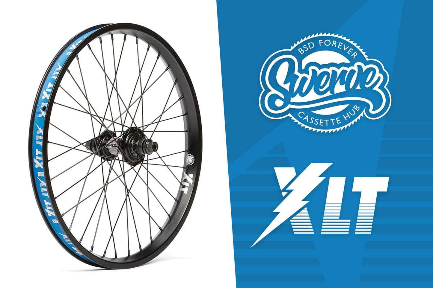 BSD BMX Parts BSD XLT Swerve Rear Cassette Wheel