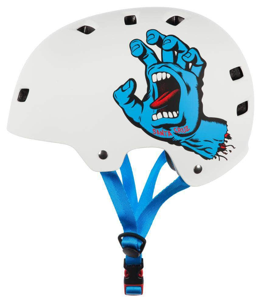 Bullet Protection Bullet x Santa Cruz Screaming Hand Helmet White