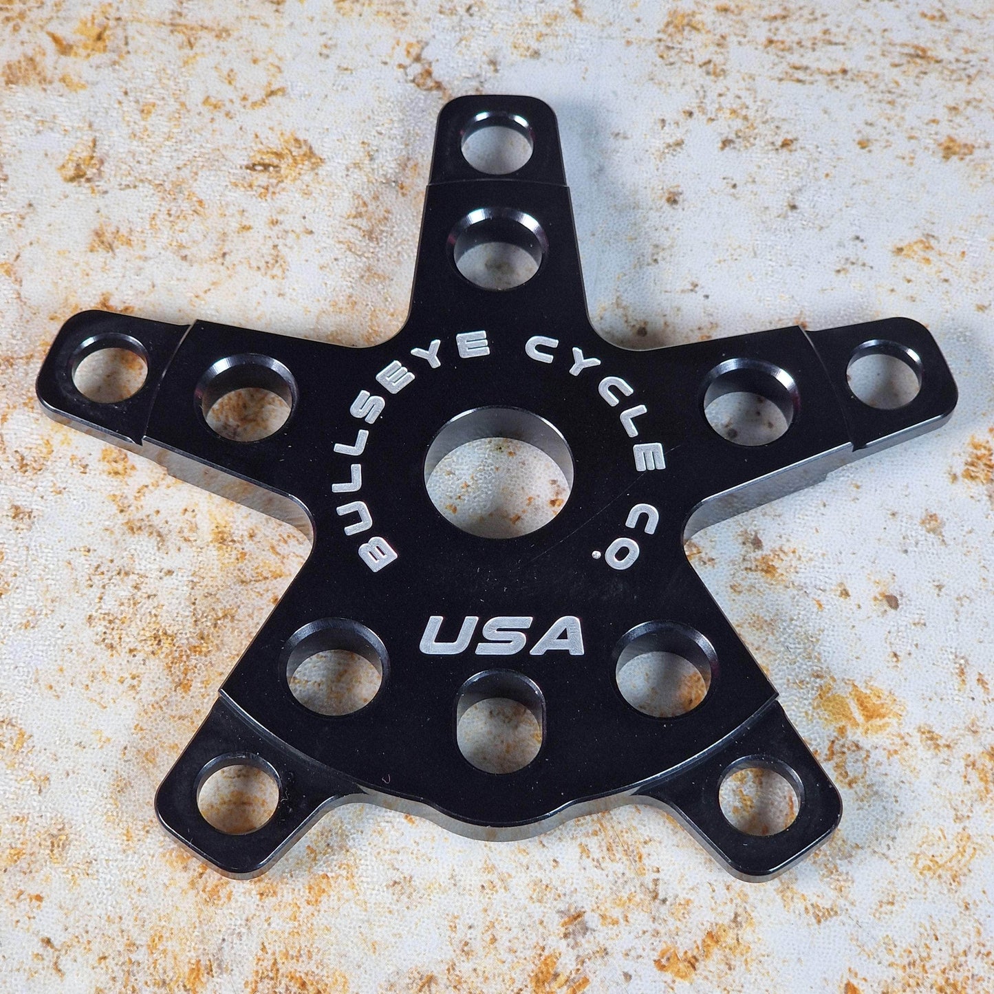 Bullseye Old School BMX Black Bullseye Elite 5 Arm Spider