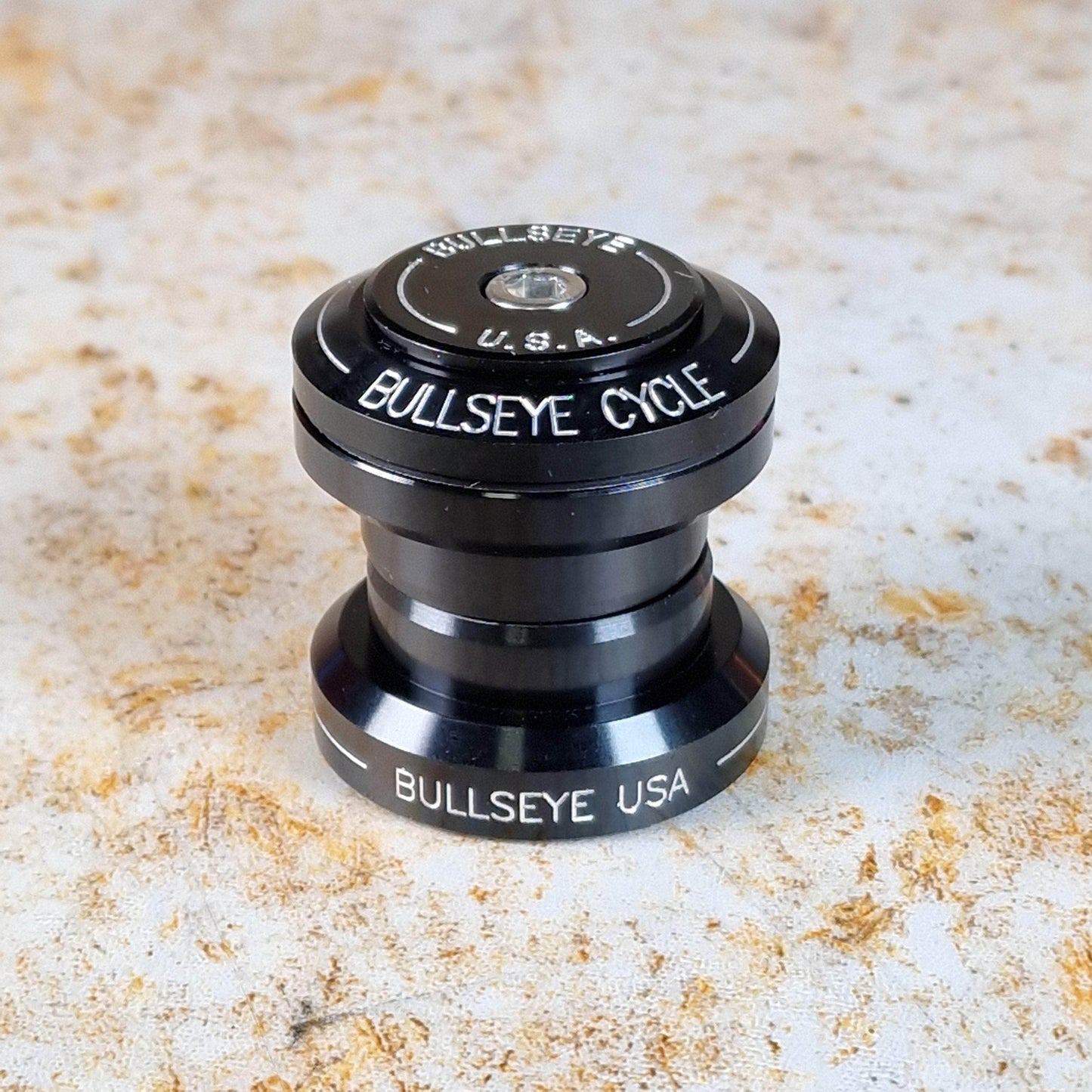 Bullseye BMX Parts Black Bullseye Raceworks 1 1/8" Press In Alloy Headset