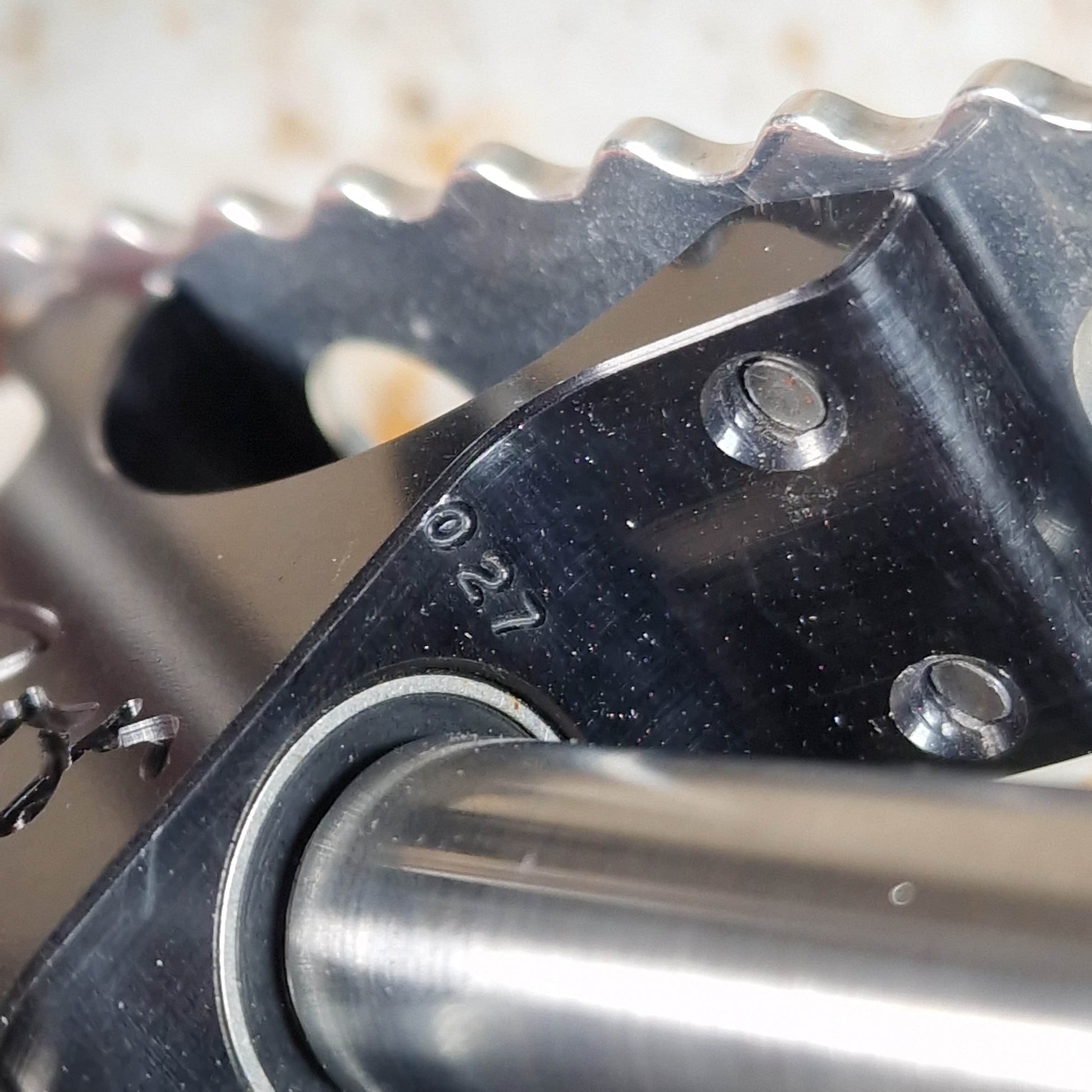 Bullseye Old School BMX Bullseye Roger Pedals 027 Black/Polished