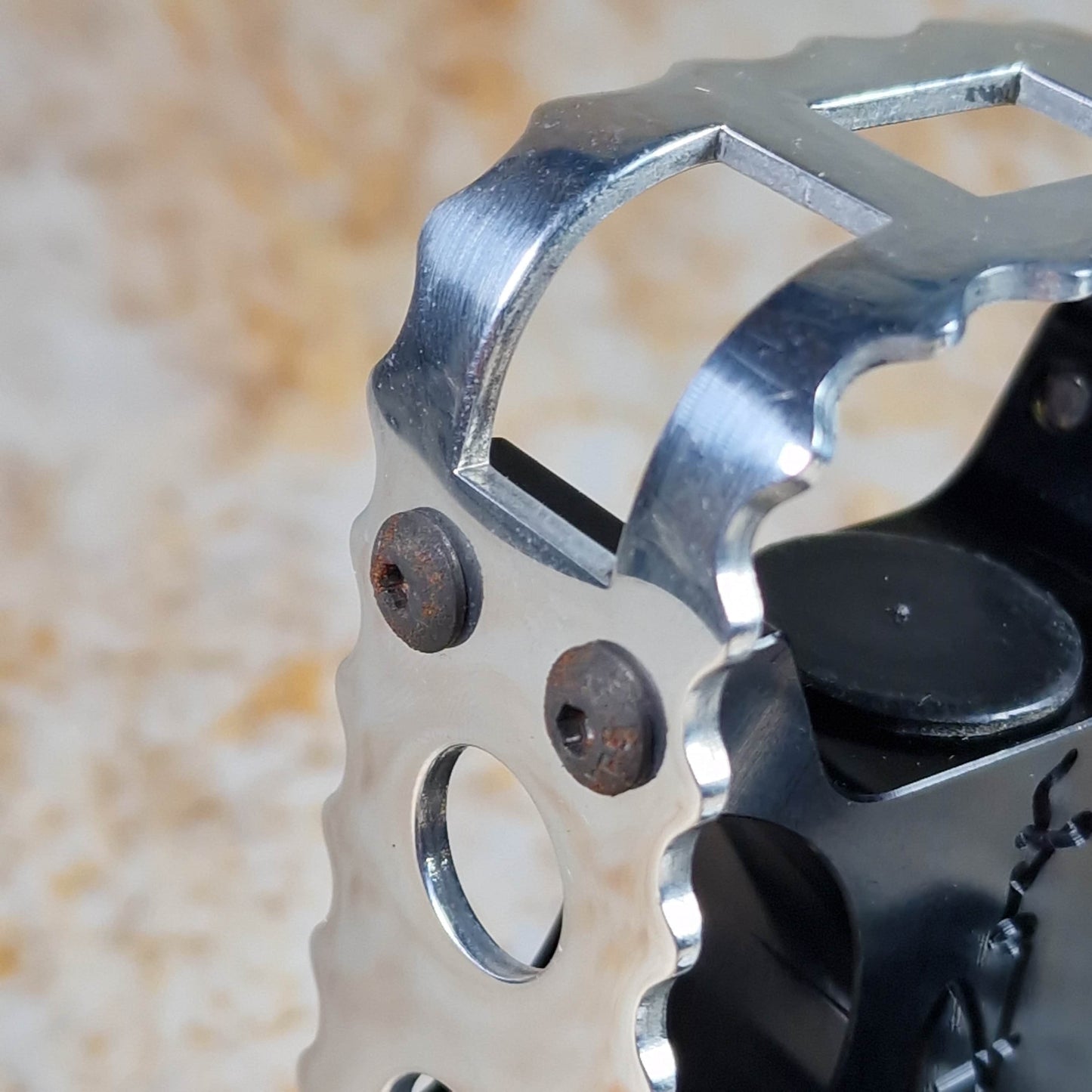 Bullseye Old School BMX Bullseye Roger Pedals 027 Black/Polished