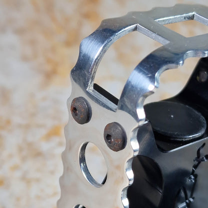 Bullseye Old School BMX Bullseye Roger Pedals 027 Black/Polished