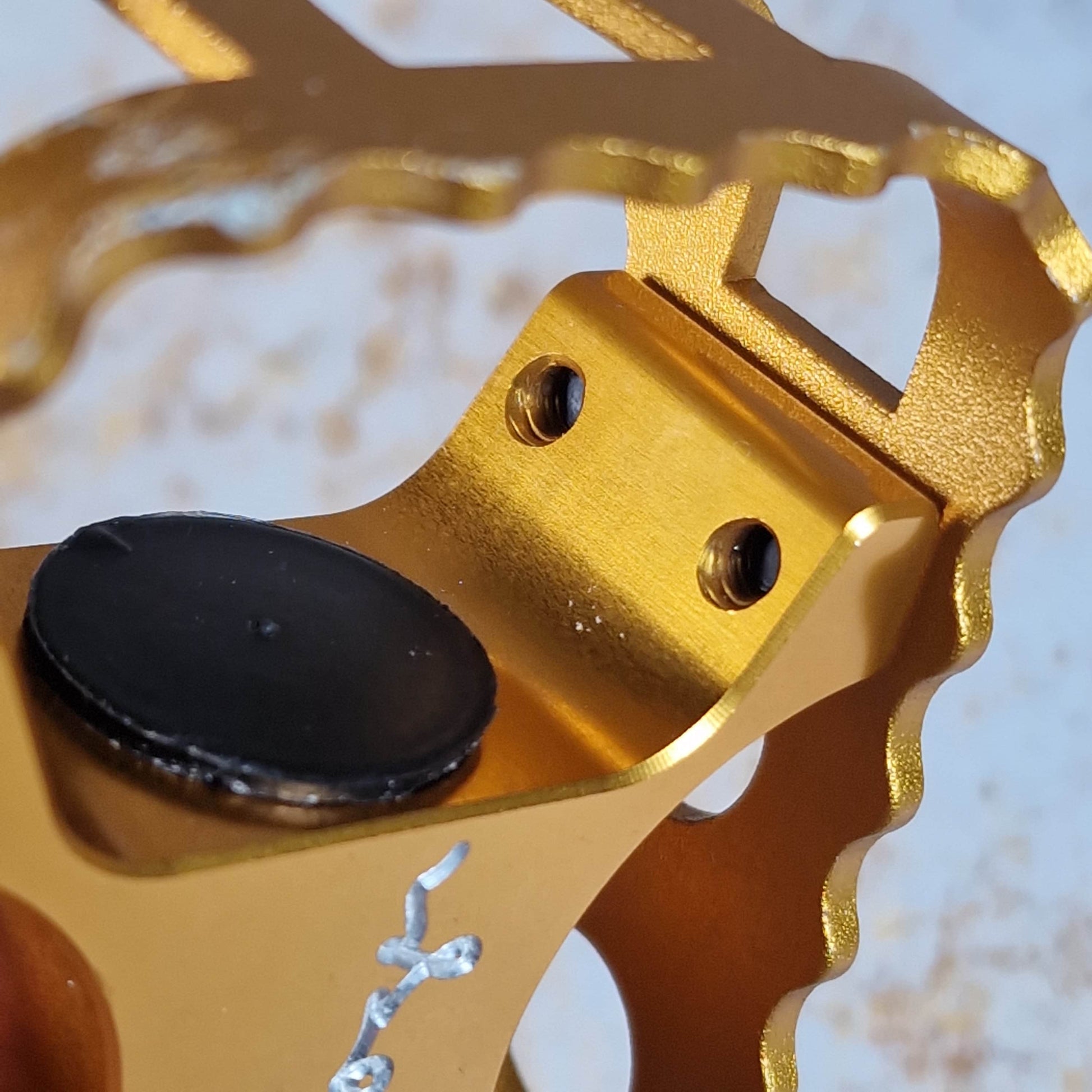 Bullseye Old School BMX Bullseye Roger Pedals Gold