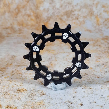 Bullseye BMX Racing Black Bullseye Speed Drive Alloy Cassette Cog HG Fitment