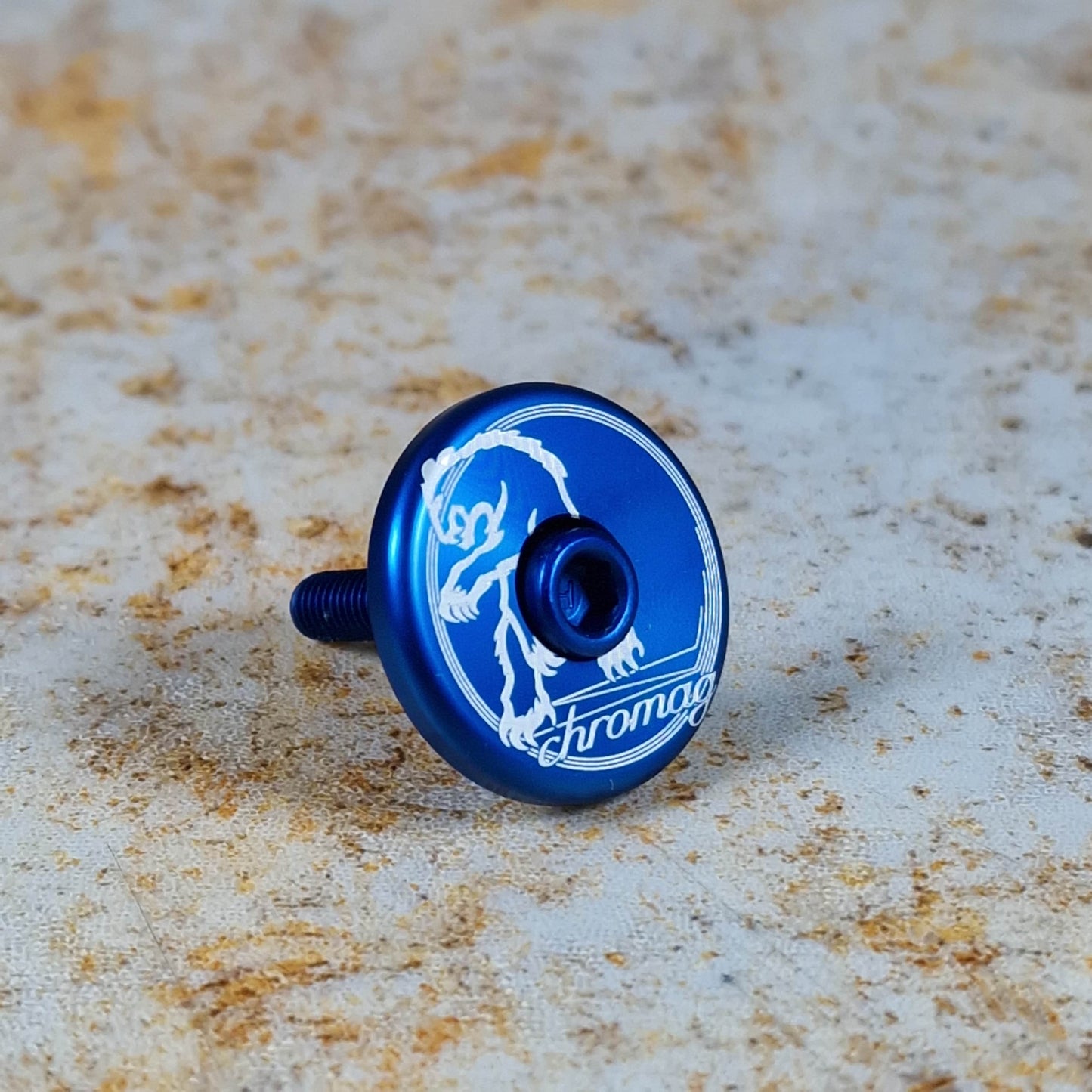Chromag Bikes Bikes Blue Chromag Anodized Top Cap
