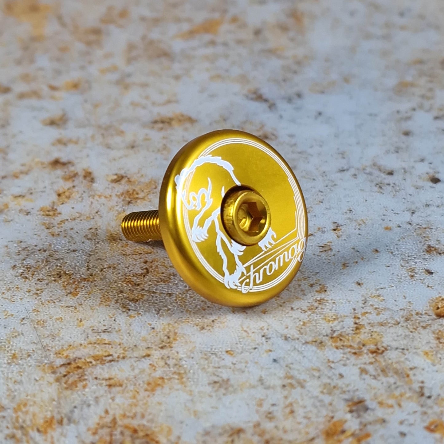 Chromag Bikes Bikes Gold Chromag Anodized Top Cap