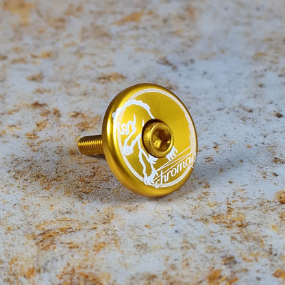 Chromag Bikes Bikes Gold Chromag Anodized Top Cap