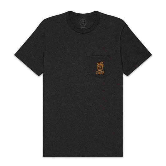 Cinema Clothing & Shoes Cinema Burner Pocket T-Shirt Dark Heather Grey