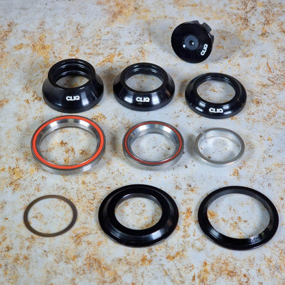 Cliq BMX Racing Black / 1.5" Cliq Integrated 1 1/8 / Tapered Headset